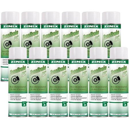 Zenex Zenabrake NC Non-Chlorinated Brake Cleaner., 12PK 498705